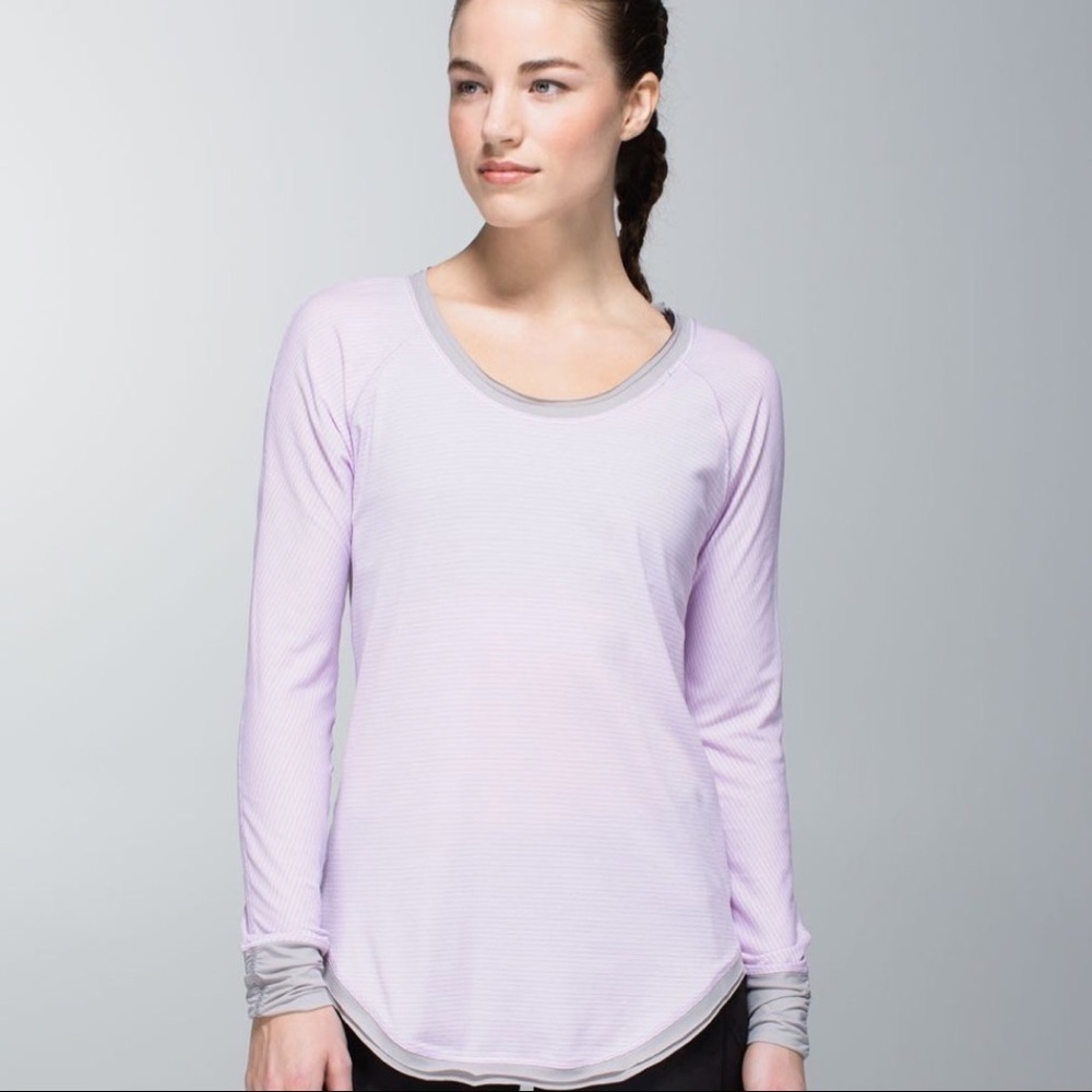 {Lululemon} Lightened up long sleeve top